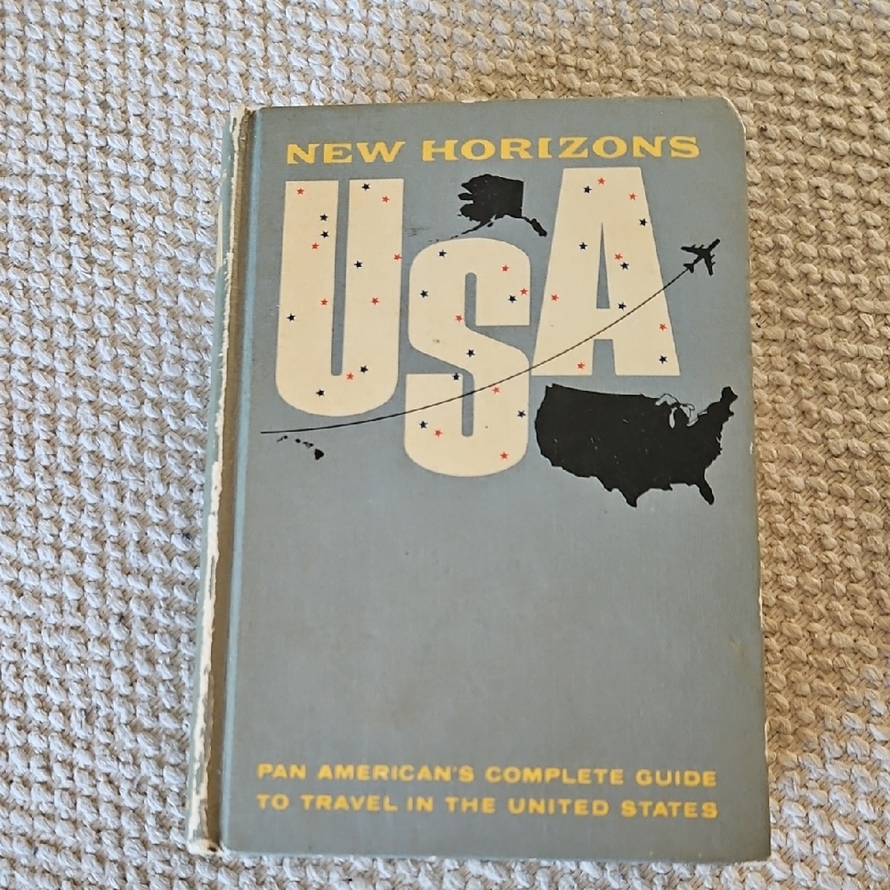 New Horizons  USA PAN AMERICAN Vintage Travel Guide